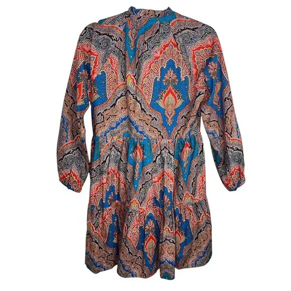 NWT J. CREW Rebecca Tiered Poplin Ratti Dress